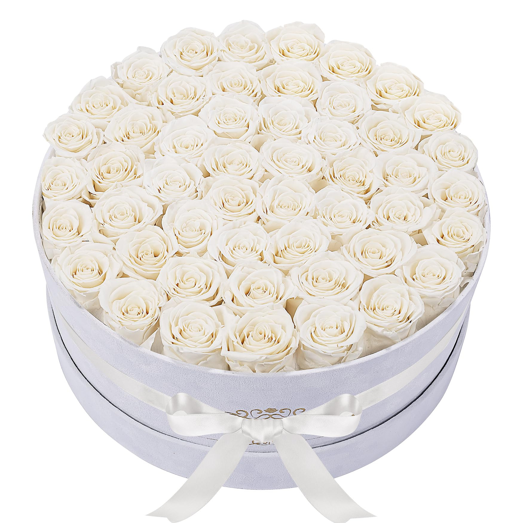 50 Piece Roses in a Velvet Box, Flowers for Delivery, Presereved Flowers Birthday Gifts for Women... | Amazon (US)