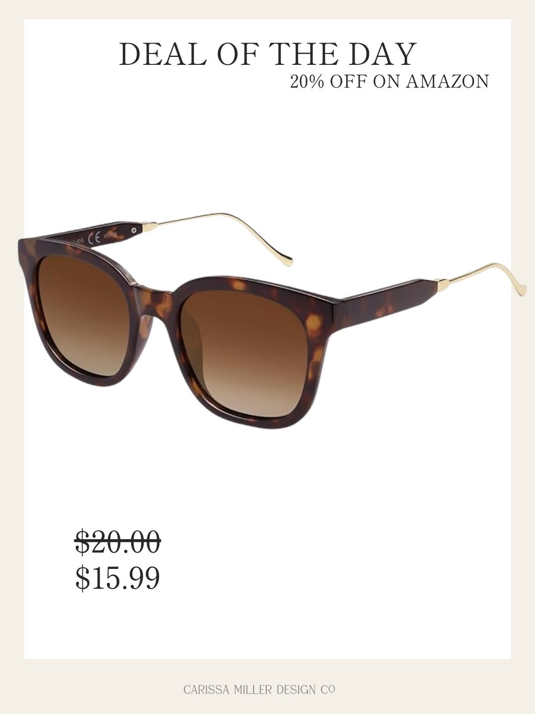 I love this sunglasses brand. So affordable and high quality!