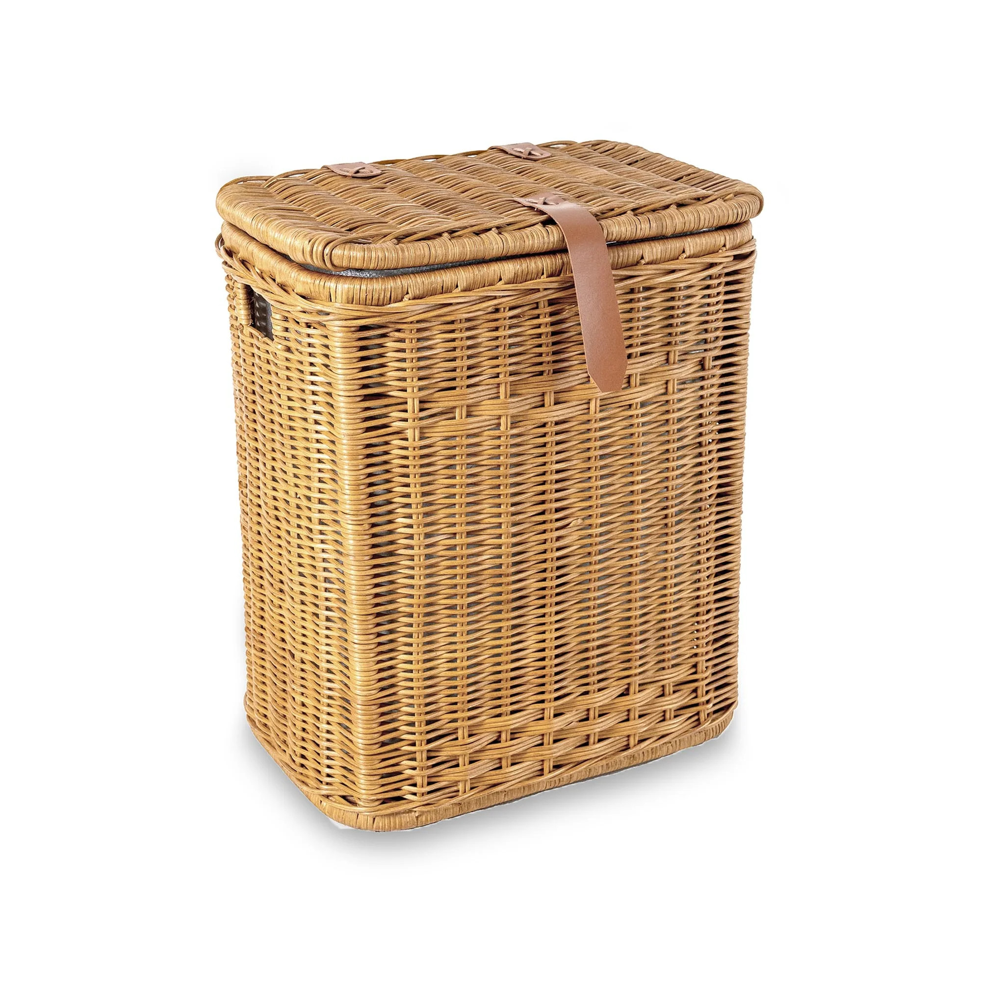 Wicker Divided Recycling Basket | The Basket Lady