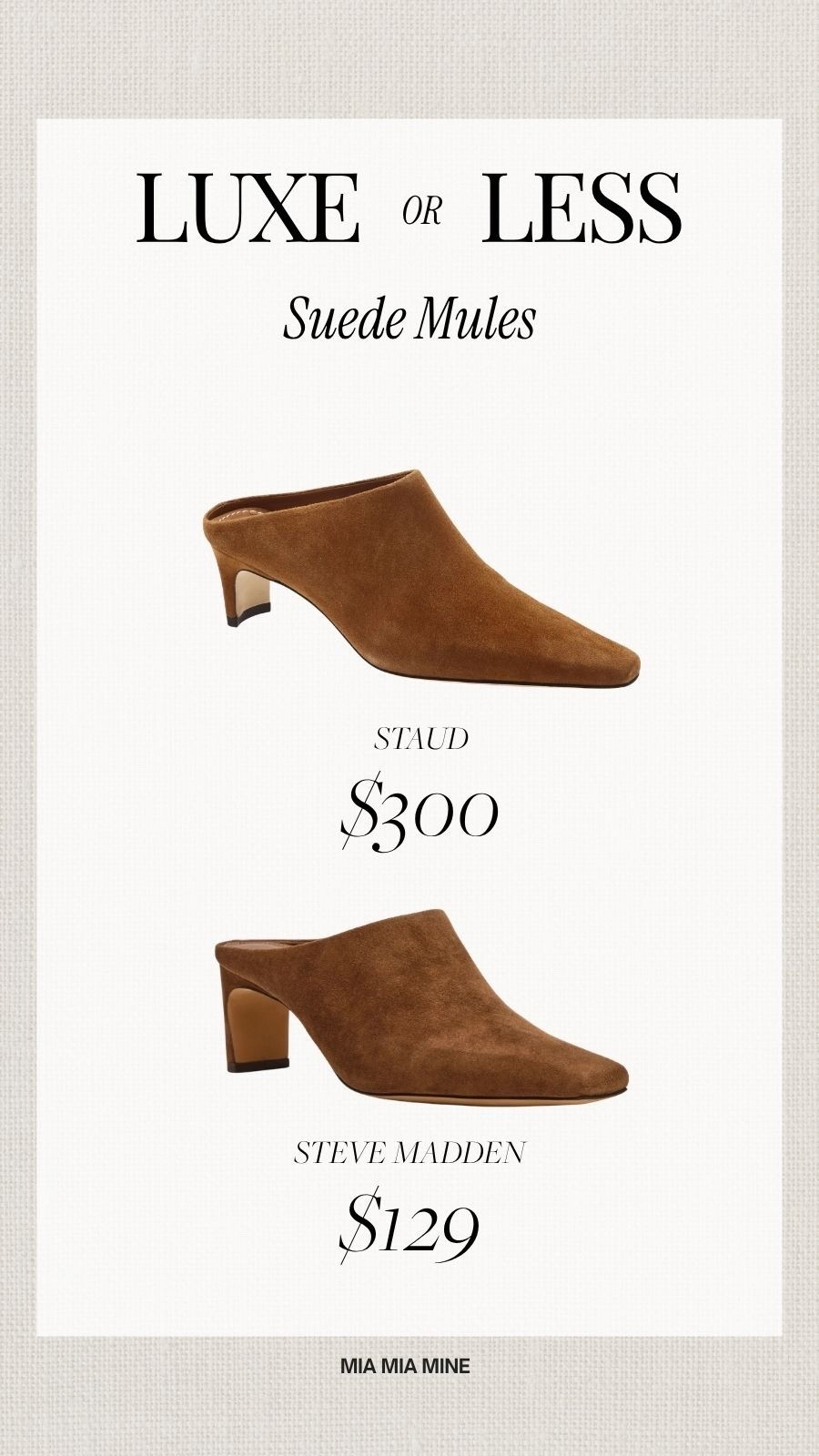 Save or splurge suede mules
Fall shoe picks

#LTKOver40 #LTKSeasonal #LTKWorkwear