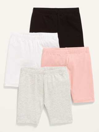 Mid-Length Biker Shorts 4-Pack for Toddler Girls | Old Navy (US)
