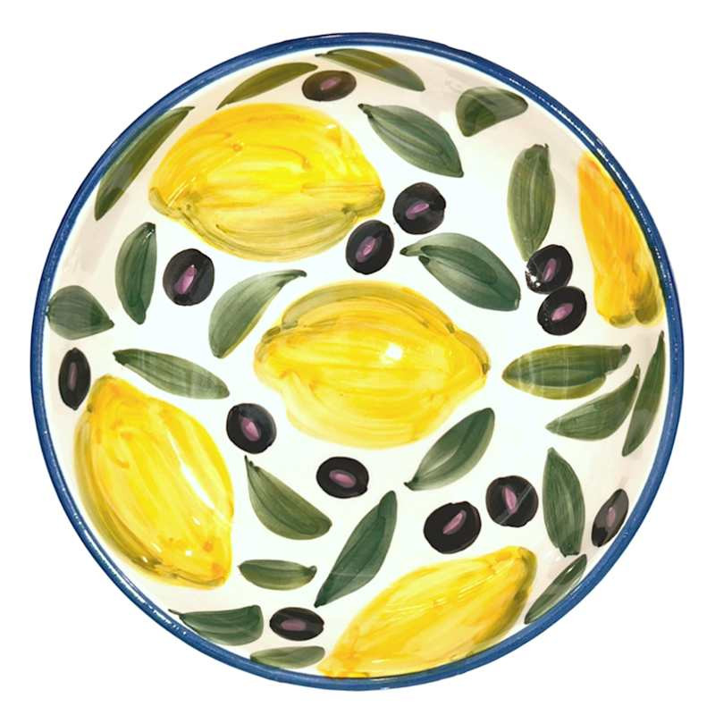 Segura Olive Hand Painted Cereal Bowl, 6" | At Home