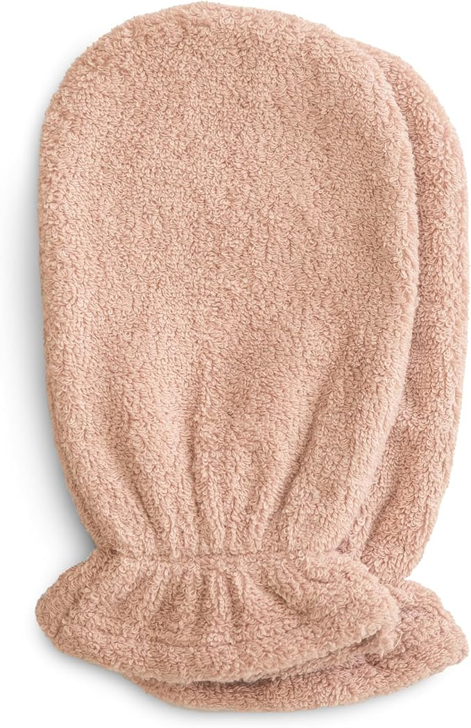 mushie Baby Bath Mitt | Organic Cotton | Pack of 2 (Blush) | Amazon (US)