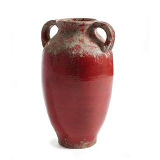 Amalfi Urn with Handles Rosso Red - N/A | Bed Bath & Beyond