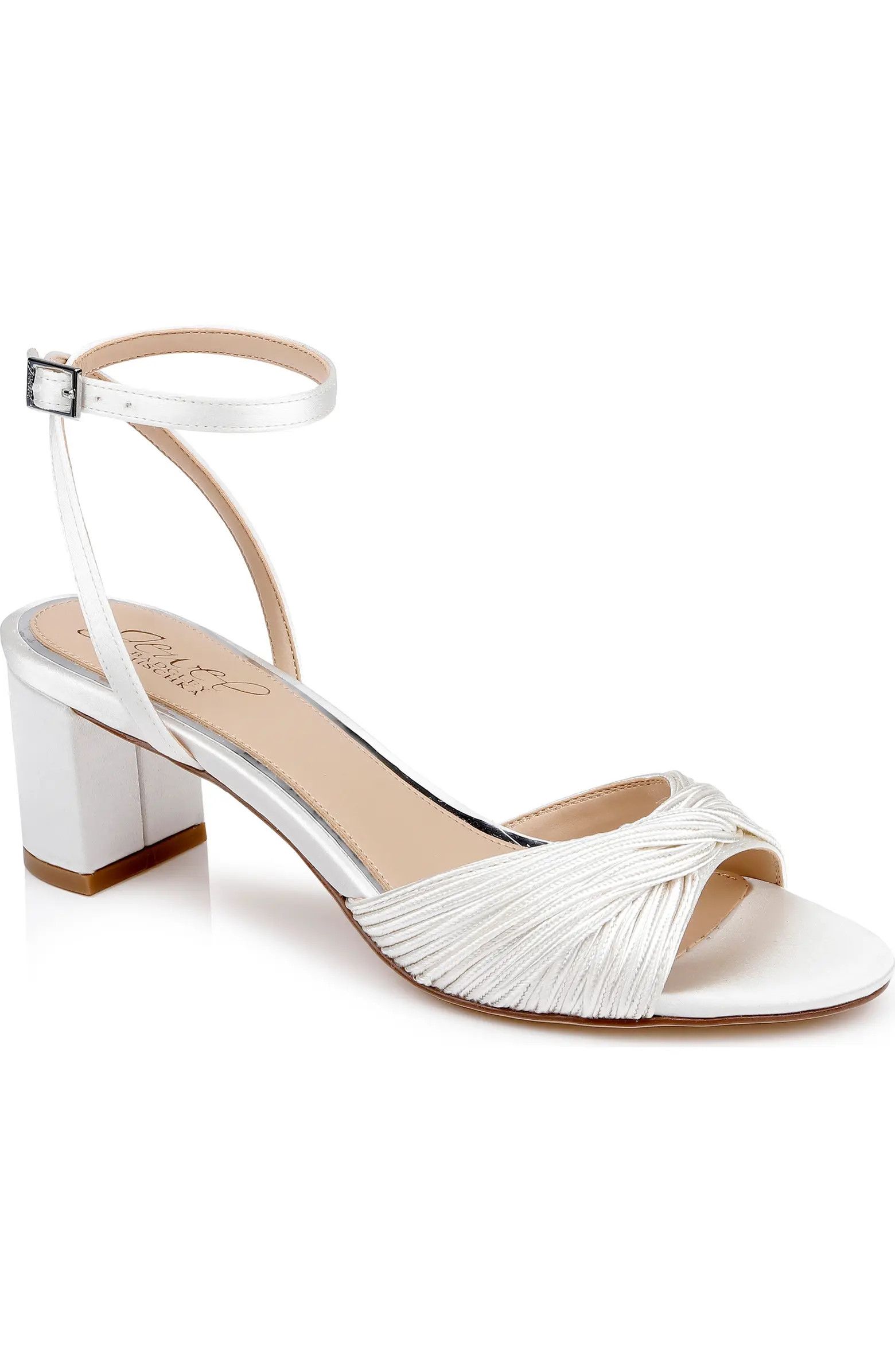 Jewel Badgley Mischka Pretty Ankle Strap Sandal (Women) | Nordstrom | Nordstrom