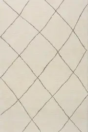 Beachwood Trellis Wool Rug | Ivory | Rugs USA