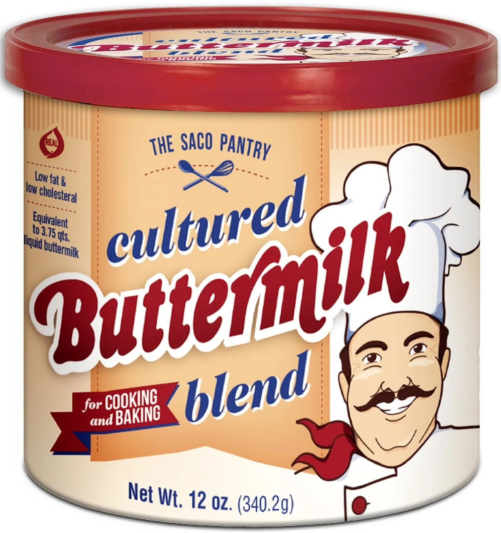 The Saco Pantry Cultured Buttermilk Blend Powder, 12 oz Tub, Gluten-Free, Treen Nut Free and Pean... | Walmart (US)