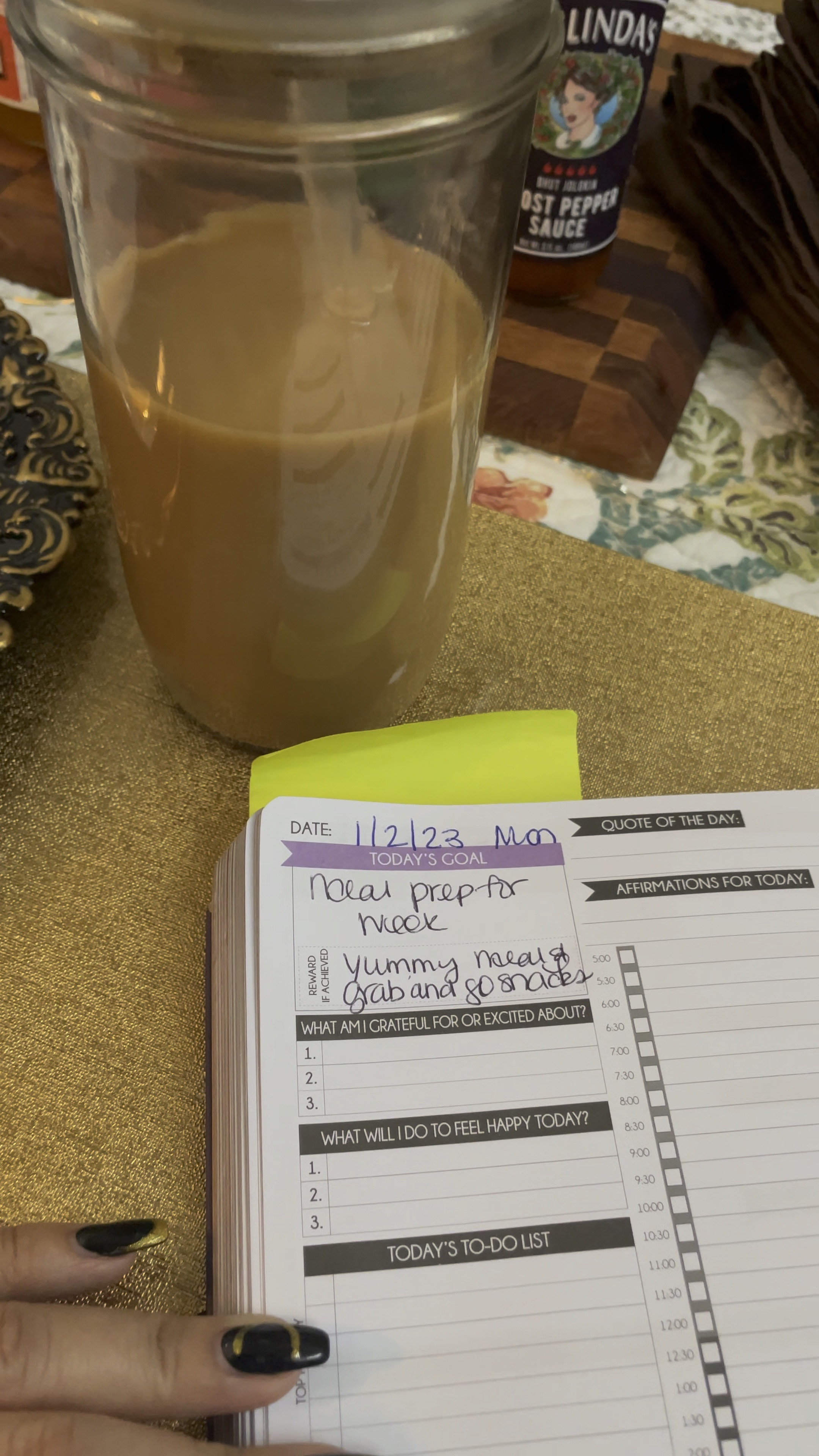 Daily view of the Law of Attraction Life & Goal Planner - A 90 Day Journey Creating Your Dream Life - Personal Gratitude Journal, Week Success Planner, Vision Board & Organizer + Planner Stickers, Undated

#LTKstyletip #LTKSeasonal #LTKhome