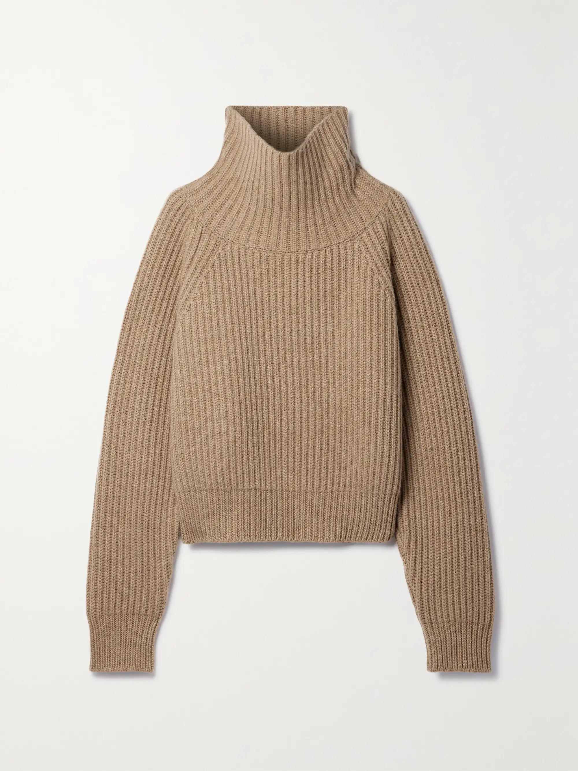 Lanzino ribbed cashmere turtleneck sweater | NET-A-PORTER (US)