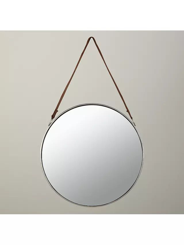 John LewisRonda Round Hanging Mirror, 50cm, Matt Nickel | John Lewis (UK)