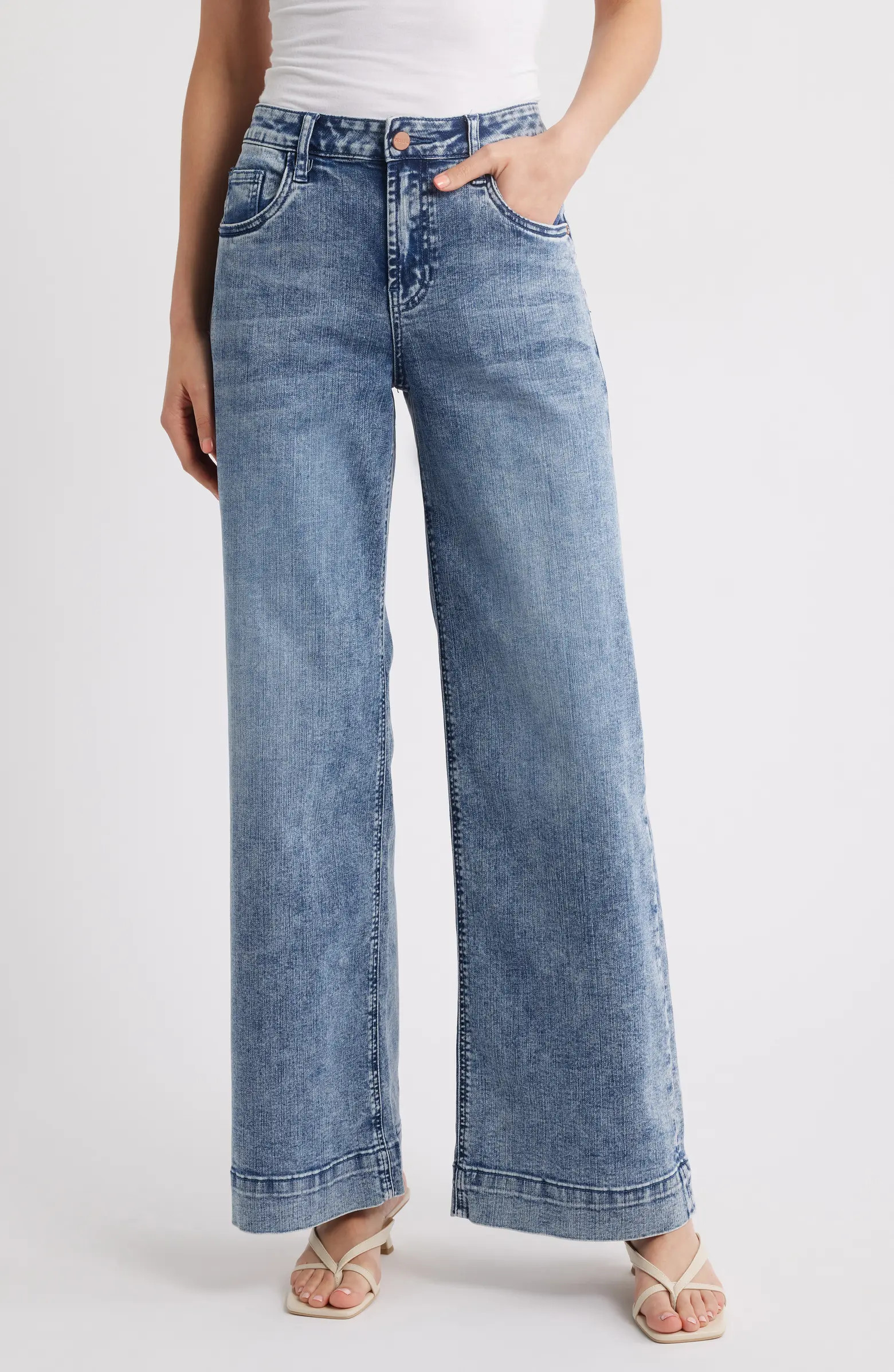 HINT OF BLU Love Wide Leg Jeans | Nordstrom | Nordstrom