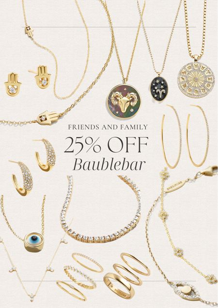 Baublebar Friends and Family Sale 
25% off! (20% off custom) 



#LTKsalealert #LTKstyletip