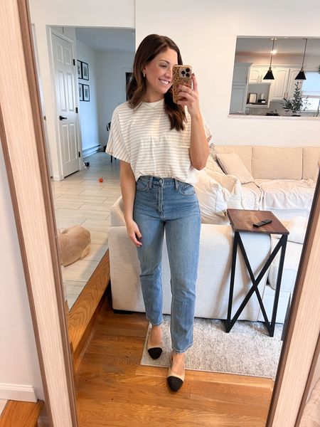 The BEST Straight jeans!! Holy booty— wearing curve love 25, TTS!

Denim style, casual looks, denim jeans, denim style, clean girl aesthetic, basic pieces 

#LTKstyletip #LTKshoecrush #LTKMostLoved