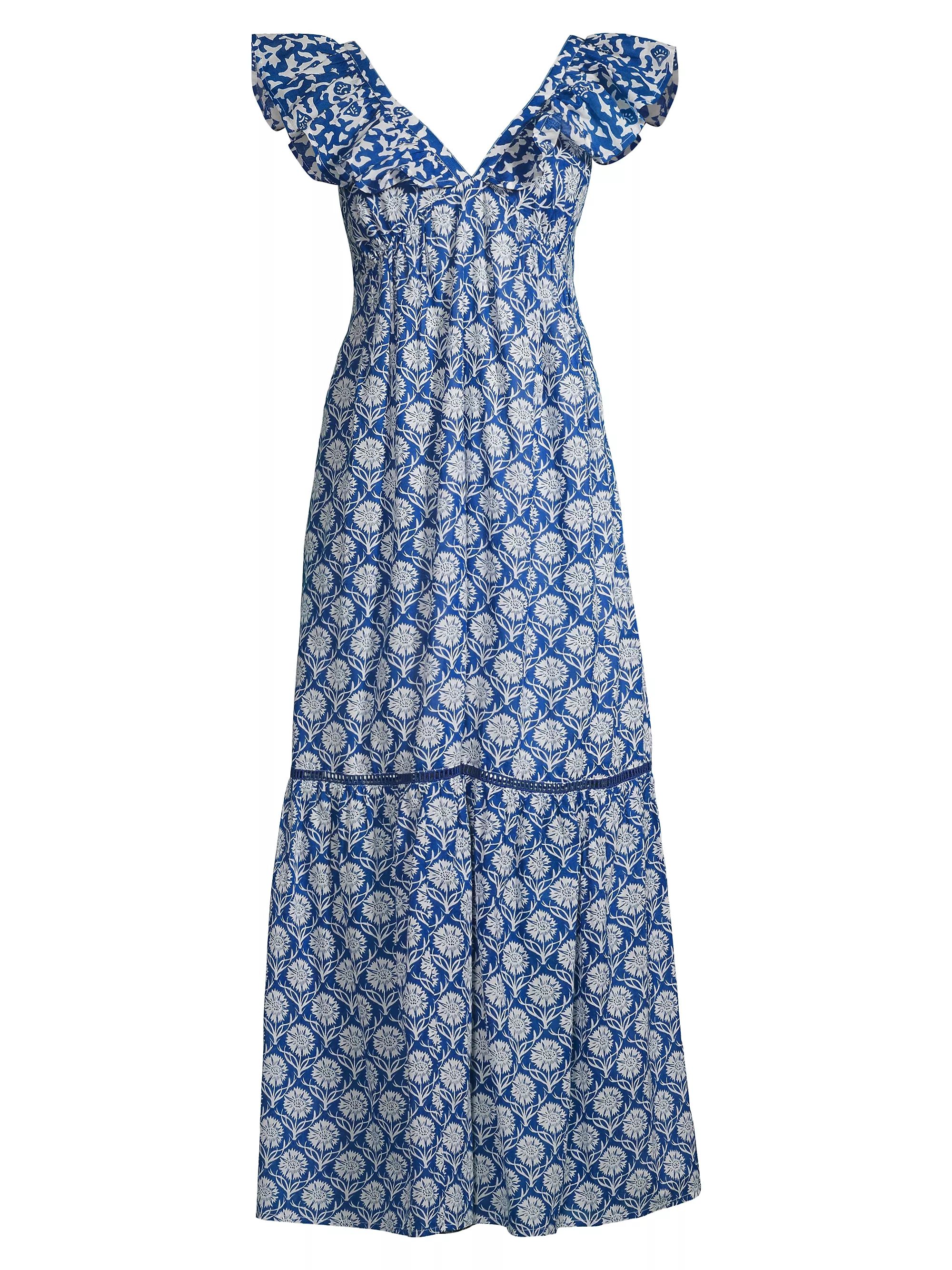 Jasmin Paisley Cotton Maxi Dress | Saks Fifth Avenue