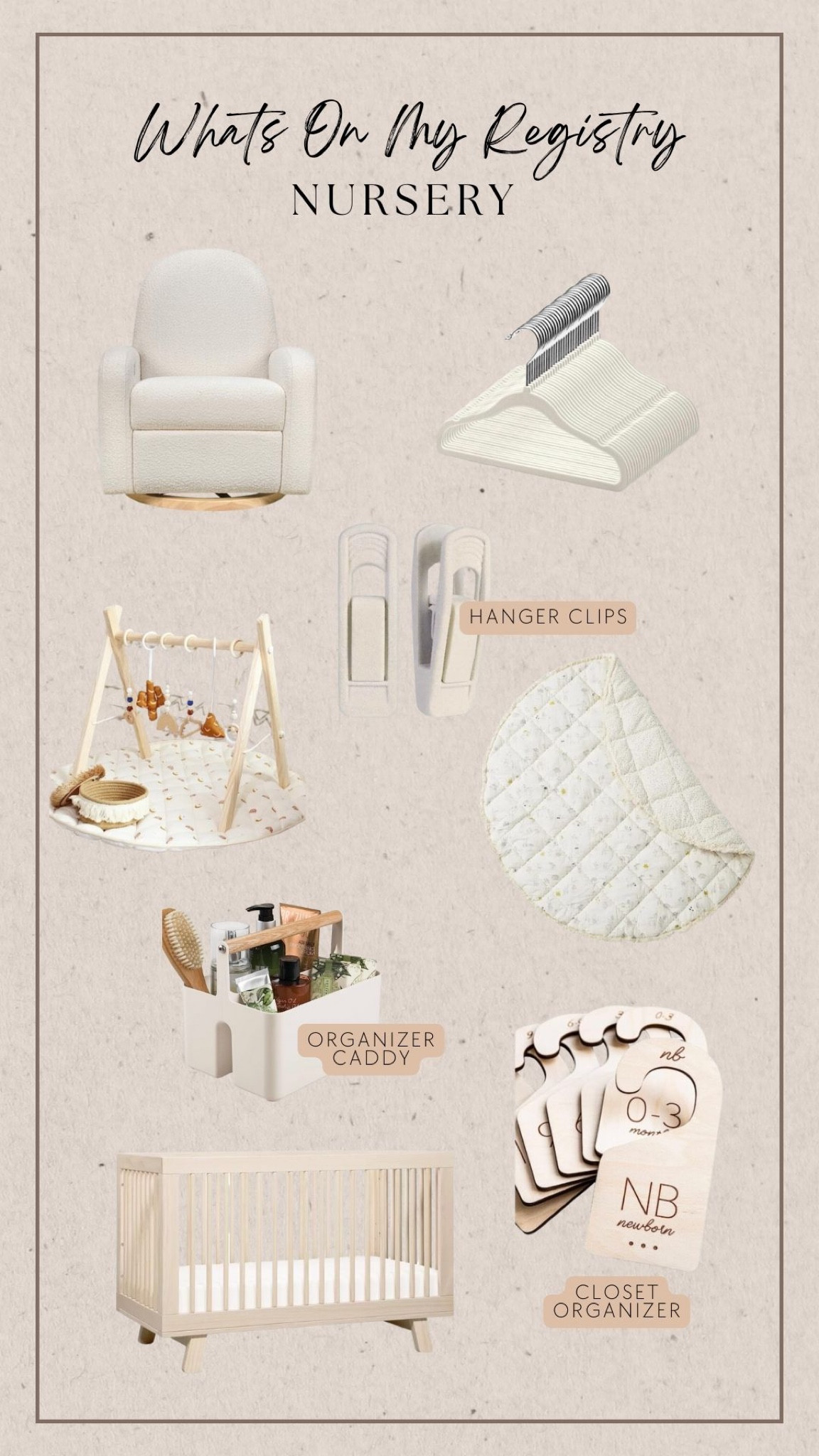 What’s on my baby registry! 

Baby registry, maternity, nursery 