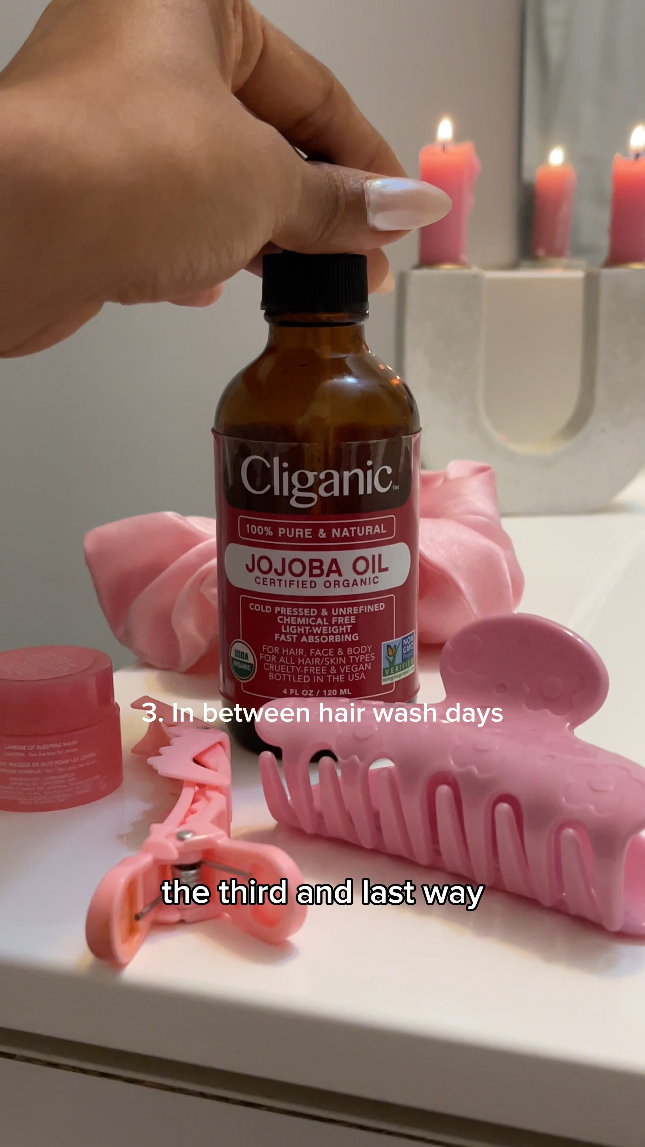 What oil should I use? 🤔➡️ There’s different oils made for different scalp and hair types so to find a hair oil specific for your hair type and hair concerns pls check out my Hair Guide linked in bio 💖 My Hair Guide lists all the oils, shampoos, hair masks and other products specific for each hair porosity. It also has custom hair care routines for each hair porosity ☺️
I use argan oil, jojoba oil and rosemary oil and I rotate them from time to time or I mix them depending on my hair’s needs! ✨ 

#LTKbeauty #LTKFind #LTKunder100