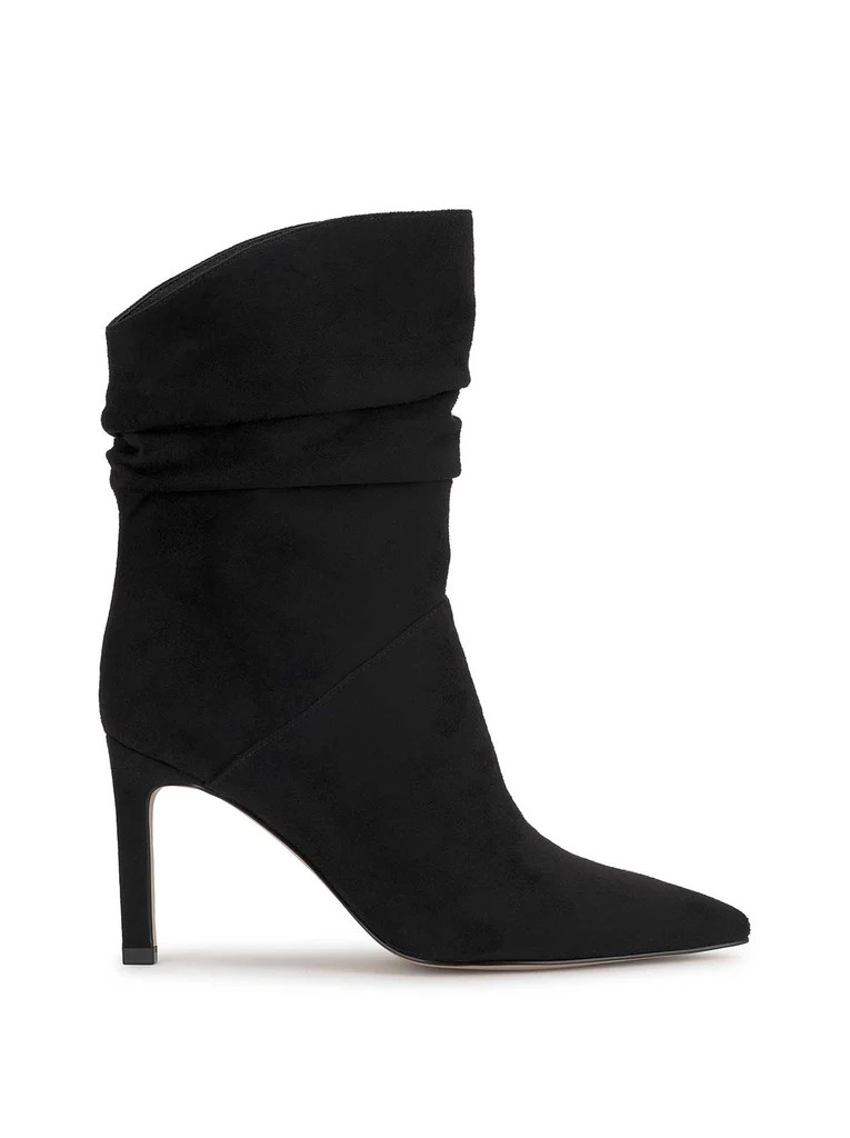 Elisti Scrunch Bootie in Black Suede | Jessica Simpson