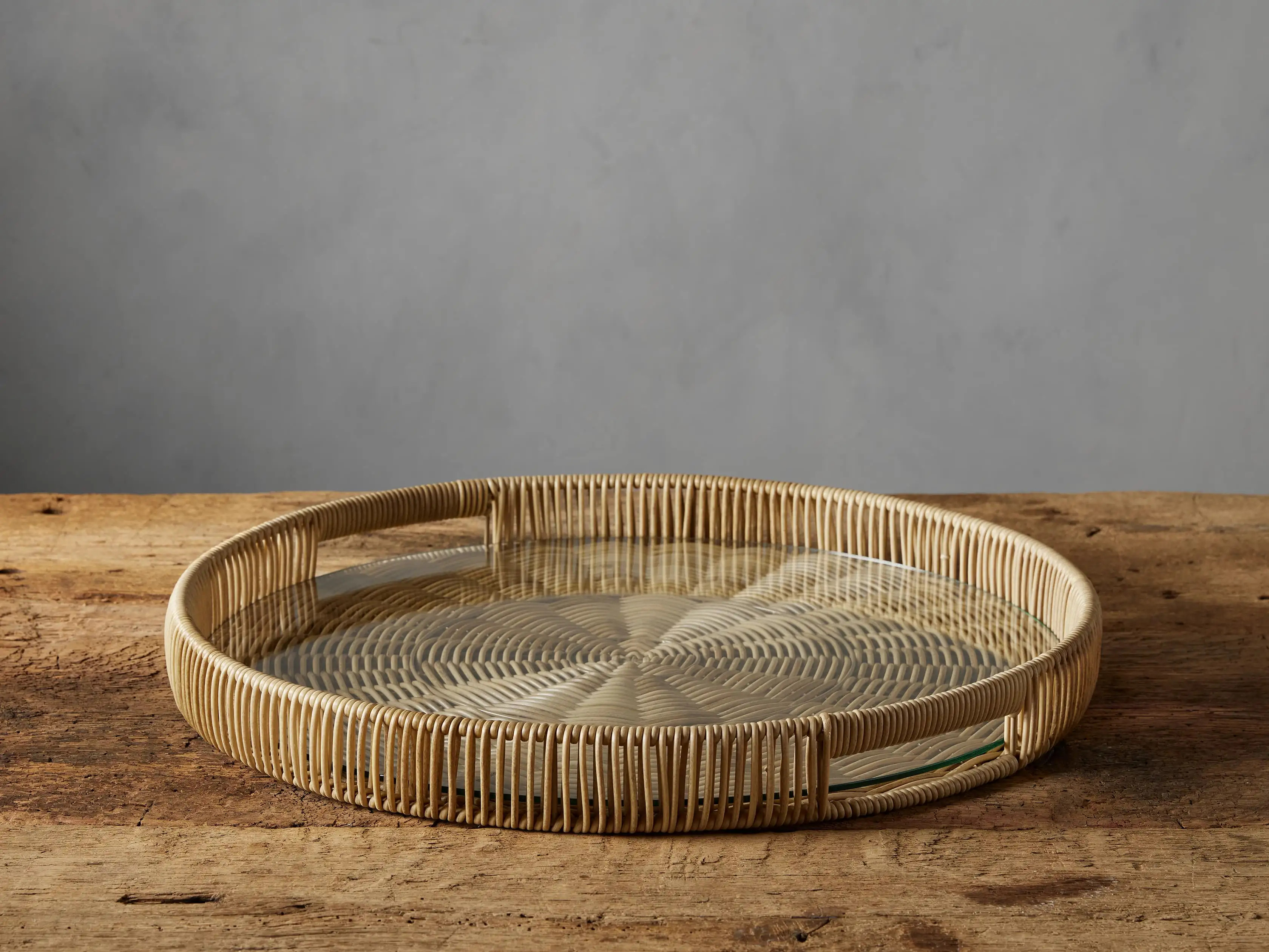 Malawi Round Tray in Natural | Arhaus