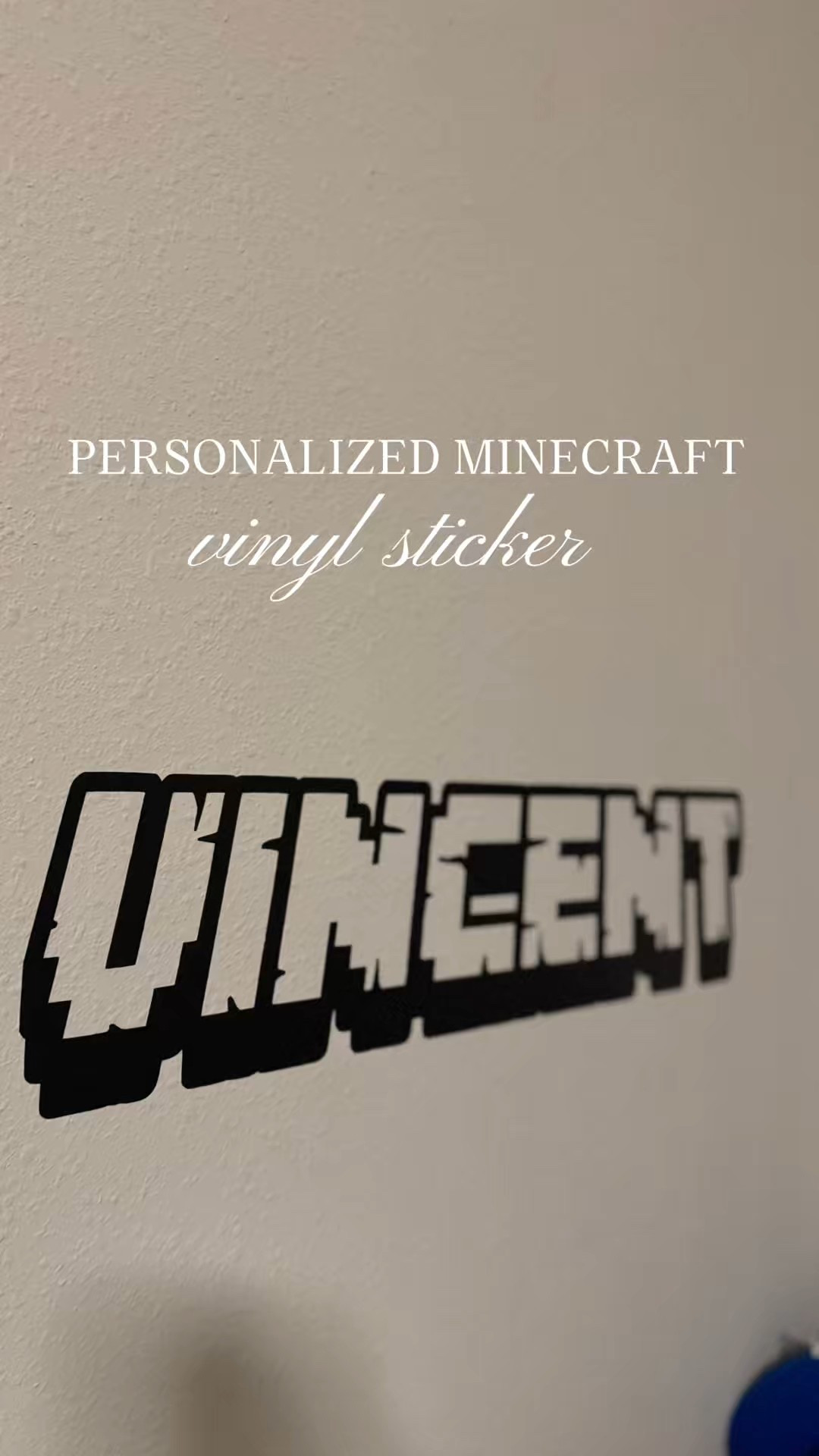 Personalized Gamer Name decal - Minecraft My Name decal - minecraft inspired decor (unofficial) - Gamer Name decal - Wall Vinyl sticker

This is a high quality removable decal made in the USA.

It adheres perfectly to heavy orange peel texture! Minecraft kids bedroom wall decor 

Already have a Minecraft themed game room? Add to it with this awesome looking name decal. Each name is custom designed to look cracked and fun.

#LTKFamily #LTKKids #LTKHome