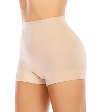 Seamless Shaping Boyshorts Panties for Women Slip Shorts Under Dress Shapewear Shorts Tummy Contr... | Amazon (US)