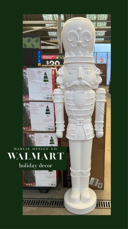 Walmart Holiday Decor | life size nutcracker | Christmas porch decor | white nut cracker | outdoor Christmas decor | Christmas decor | holiday decor | Walmart | Walmart finds 

#LTKhome #LTKHoliday #LTKSeasonal