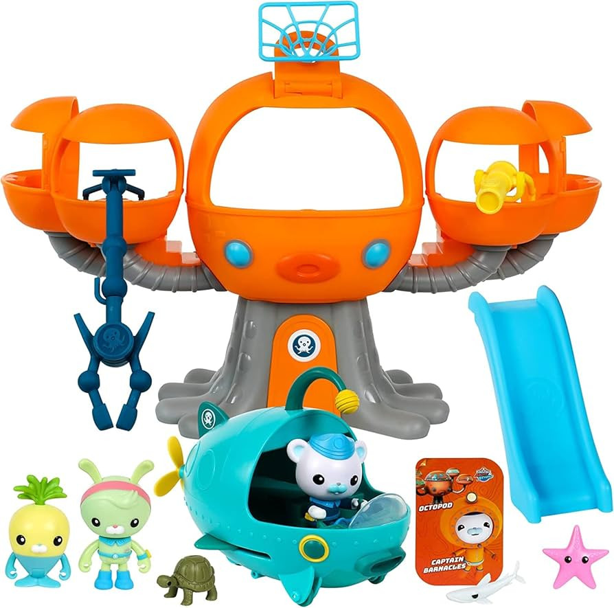Octonauts Octopod Playset | 8 Pieces Including Deep Sea Captain Barnacles & Gup A, Multicolor, 5.... | Amazon (US)