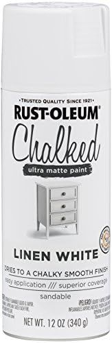 Rust-Oleum 302596 Chalked Ultra Matte Spray Paint, 12 Oz, Chiffon Cream | Amazon (US)