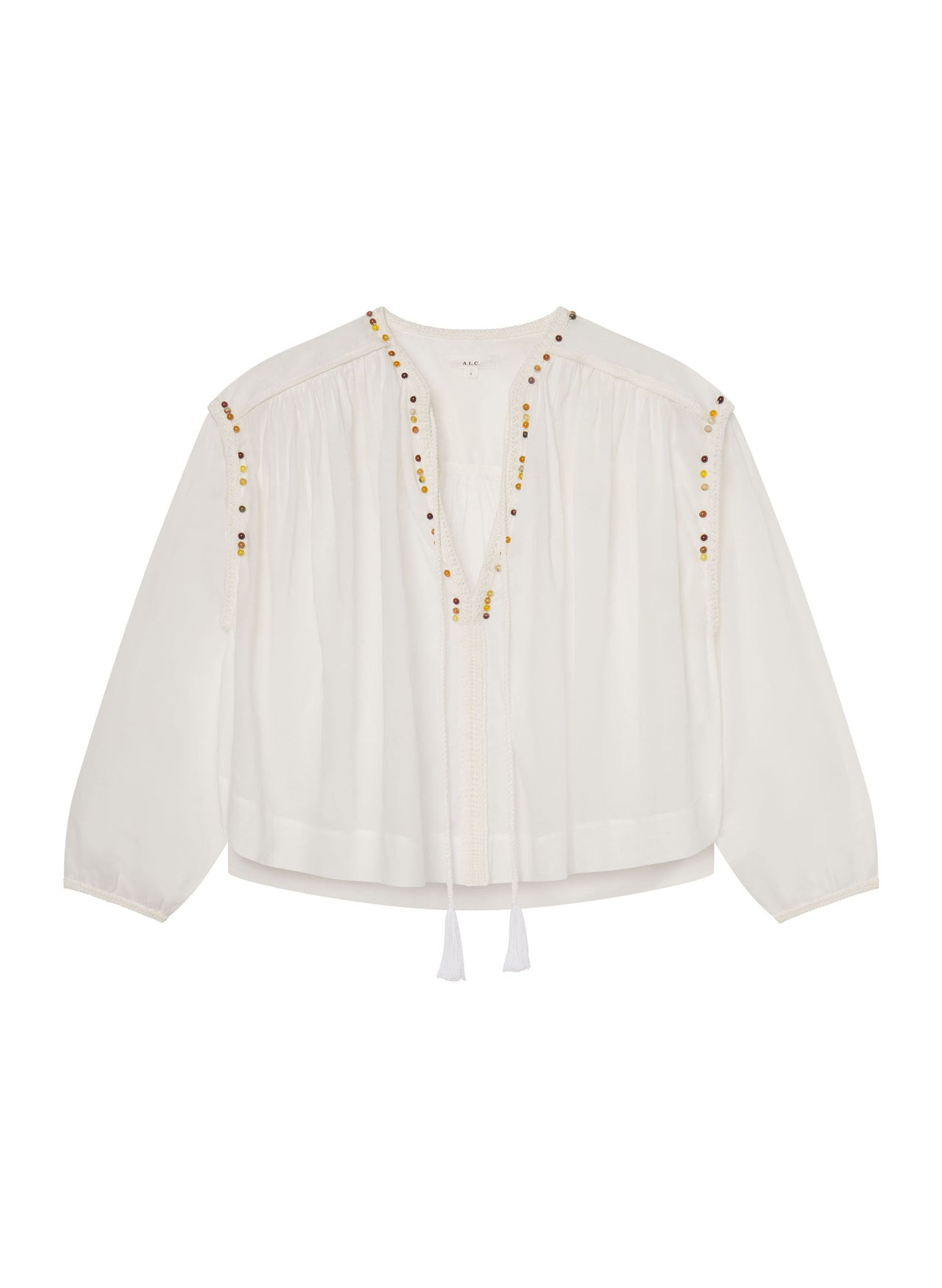 Jodie Embellished Cotton Top | A.L.C