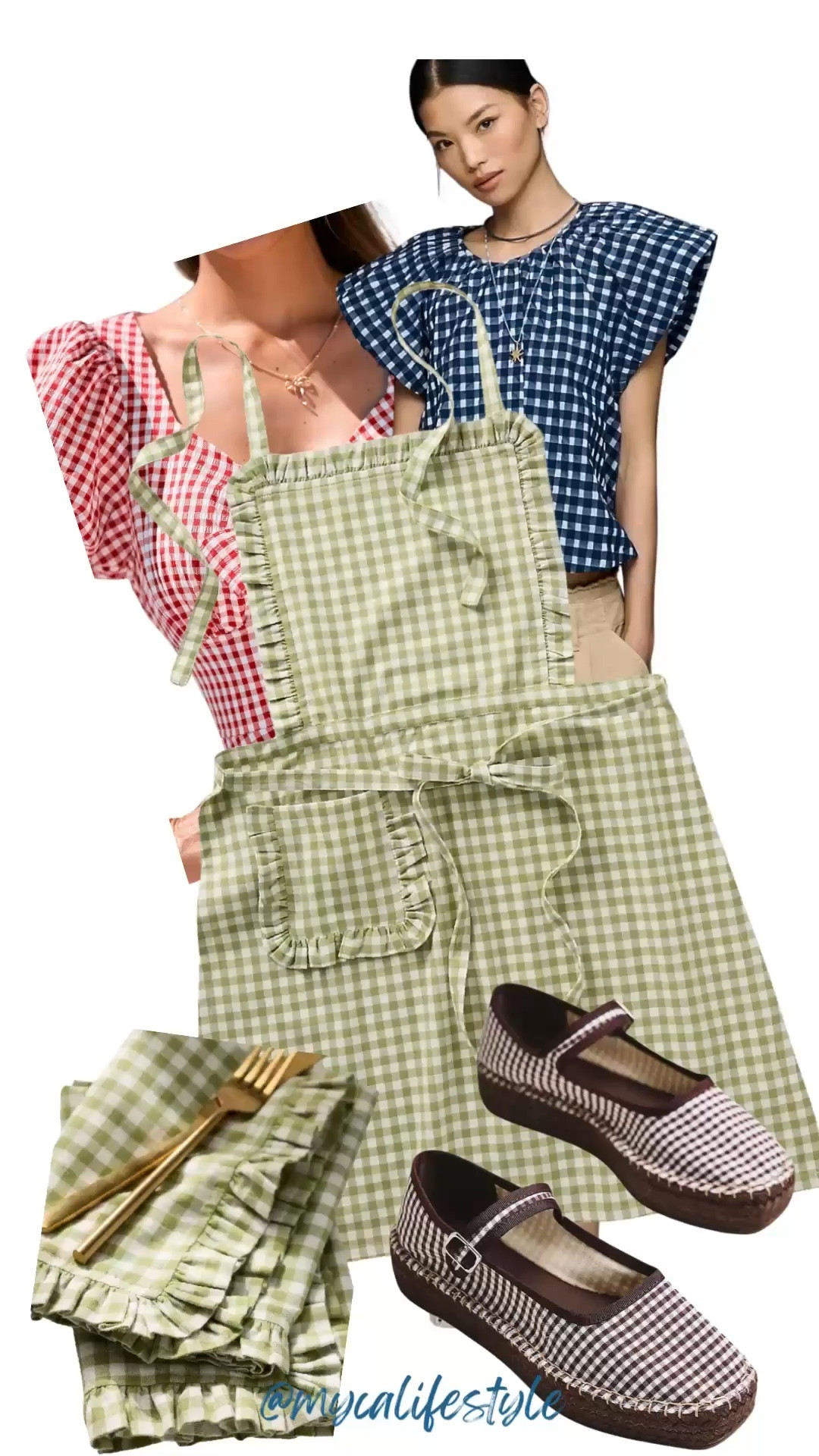 I’m seeing GINGHAM everywhere!! Aprons, napkins, pillows, hair accessories, even shoes! 😮

#LTKdayinmylife #LTKHome #LTKSwim