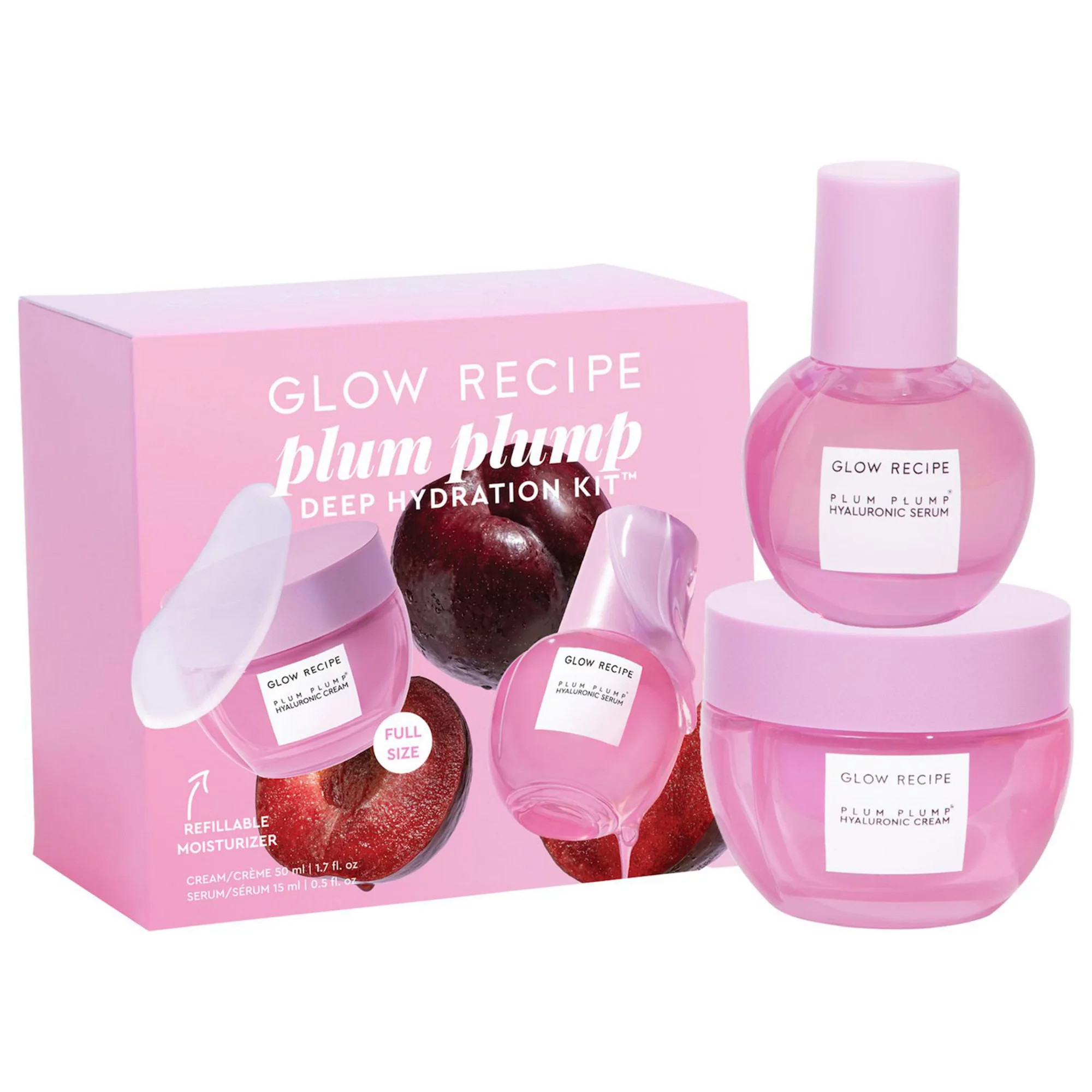 Glow Recipe Plum Plump Deep Hydration Skincare Gift Set | Kohl's