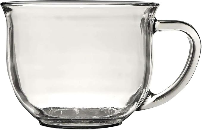 Greenbrier 1 X Large Clear Coffee, Tea or Soup Mug, 16 oz | Amazon (US)