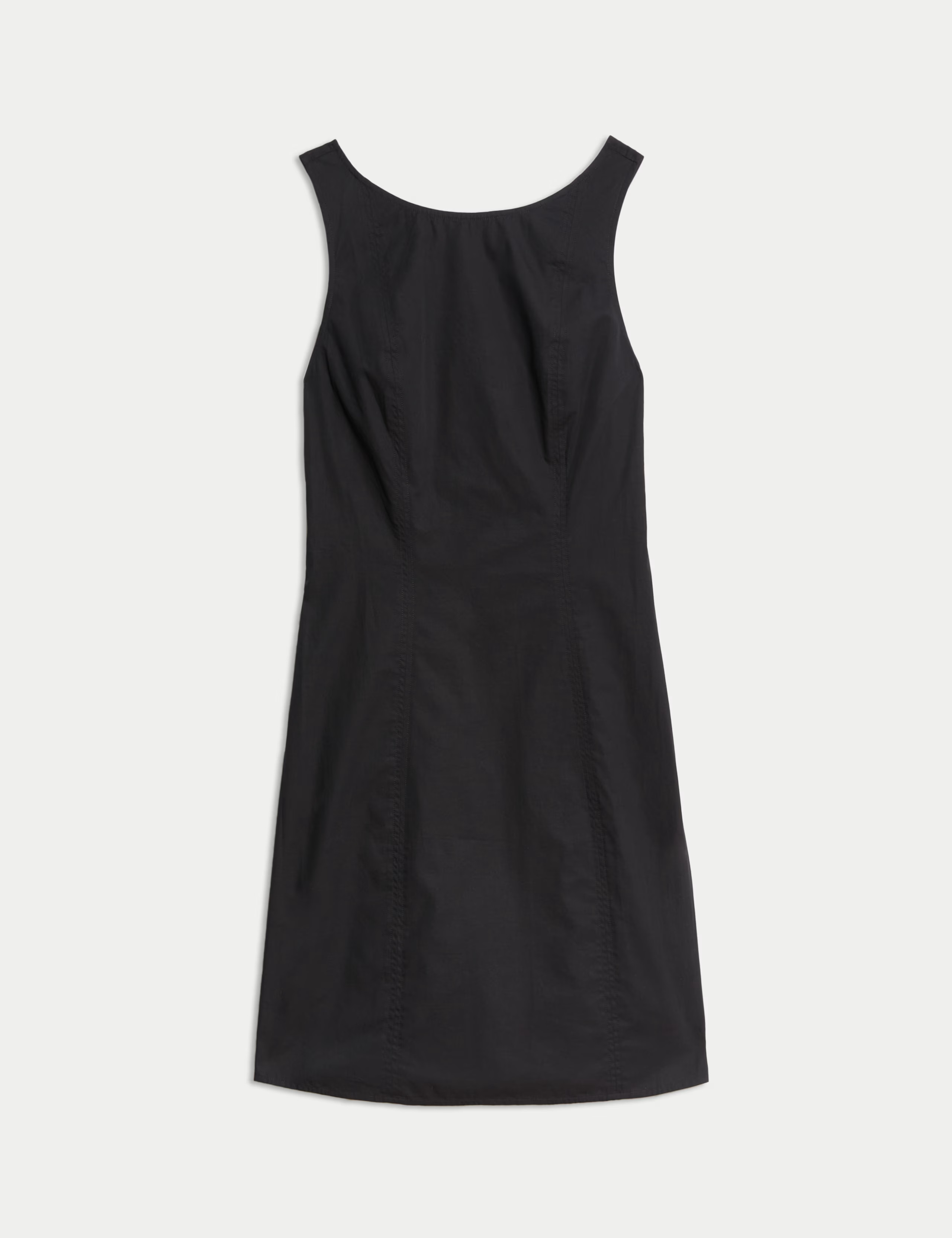 Pure Cotton Round Neck Mini Shift Dress | Marks & Spencer (UK)