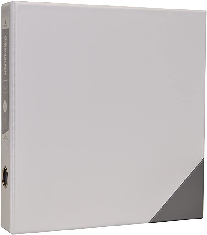 Bindertek 3-Ring 2-Inch Premium Vinyl Binder, White (3EDB2-WH) | Amazon (US)