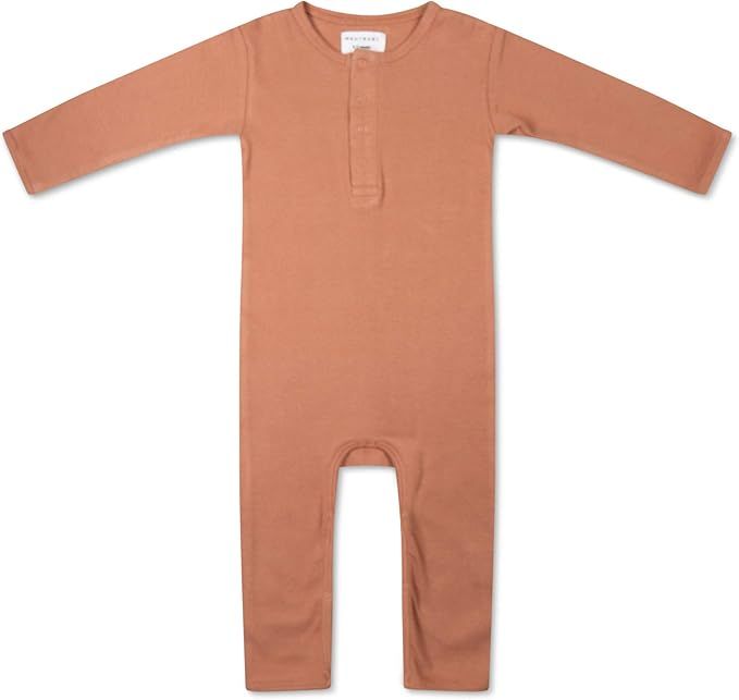 NEUTBABY Rompers| One Piece Long Sleeve Cotton Rompers for Boys & Girls | Amazon (US)