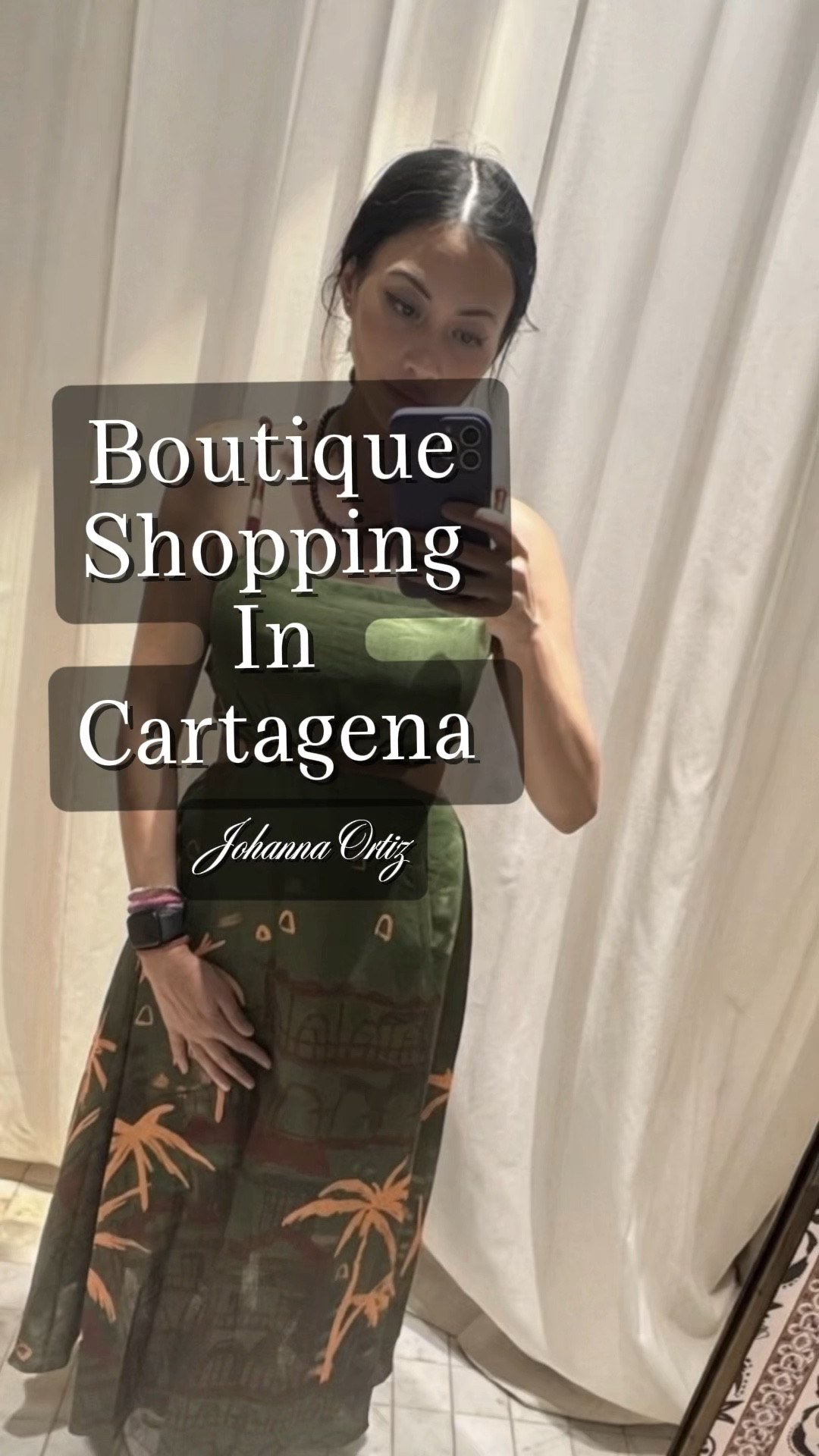 Boutique mornings in the Walled City of Cartagena ✨

Stepping into the world of Johanna Ortiz felt like stepping into Colombian fashion history. Every piece is sculptural, romantic, and unmistakably Latin American luxury. I tried on some of the most beautiful silhouettes in the boutique — flowing fabrics, dramatic lines, and that signature effortless elegance she’s known for.

If you’re visiting Cartagena, this stop is a must. The craftsmanship, the setting, the feeling of discovering something truly special… unforgettable.

Shop my favorite Johanna Ortiz styles and similar looks on my LTK. ✨

#LTKdayinmylife #LTKTravel #LTKootd