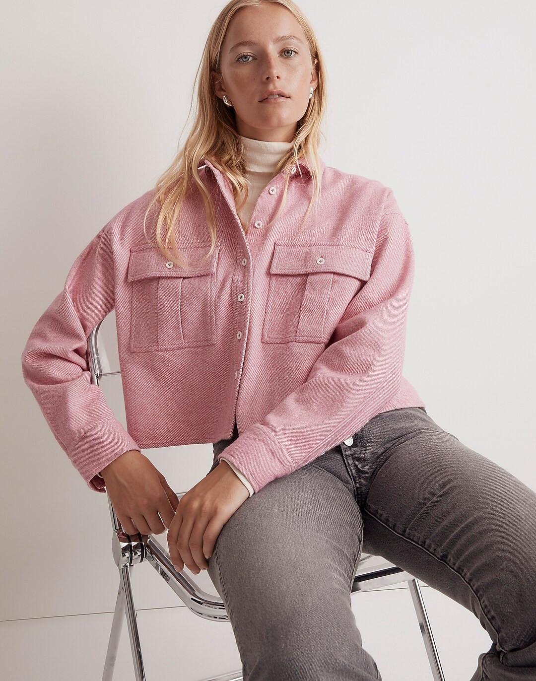 Flannel Cargo Button-Up Shirt | Madewell