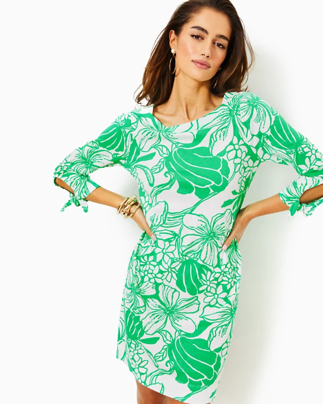 Lidia Cotton Boatneck Dress | Lilly Pulitzer