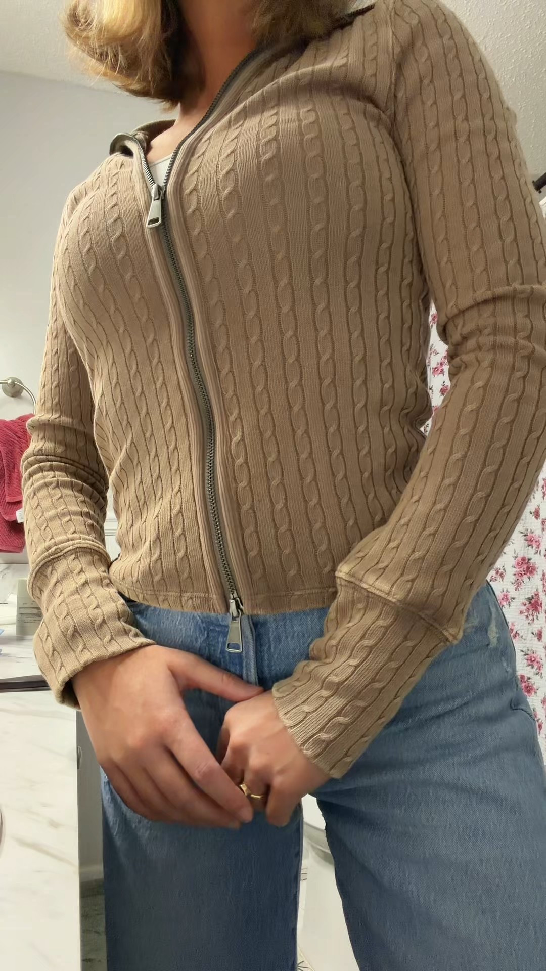 why does my outfit feel so Tell Me Lies coded🤭 loving this Free People zip up sweater and SO versatile!!

#LTKTravel #LTKSeasonal #LTKootd