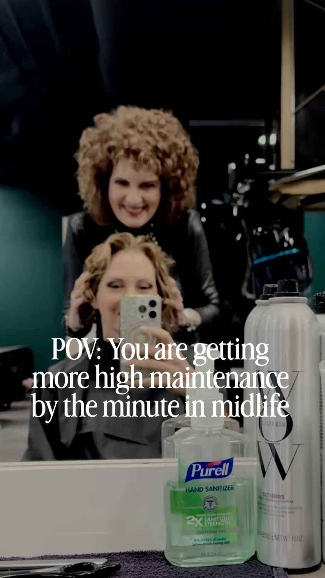 POV: you are getting more and more high maintenance in midlife but honestly… have never felt better. 

One of the biggest things women often share in midlife is IDFLM - I don’t feel like myself. 

Honestly, between counting grams of protein, lifting weights, layering on creams at night and all the other self care it can feel like a lot. 

If we can live out this chapter feeling vibrant, confident AND more like ourselves again it’s worth it! No shame in doing what you have to do to take care of YOU! 

Thank you Lynn Felix  @ryanmsalon for always letting me feel like the best version of me! 

If I had to wear this outfit every day, I would! I am in love with this style! 

✨Pants - Ruti 
✨Top- Ever Eve 
✨Necklace- Vintage @casachicaz
✨Bag- Dior 

What is one thing that allows you to feel more like you? 💖

Pass this along to someone who may be feeling guilty for caring for herself- because she is worth it too!