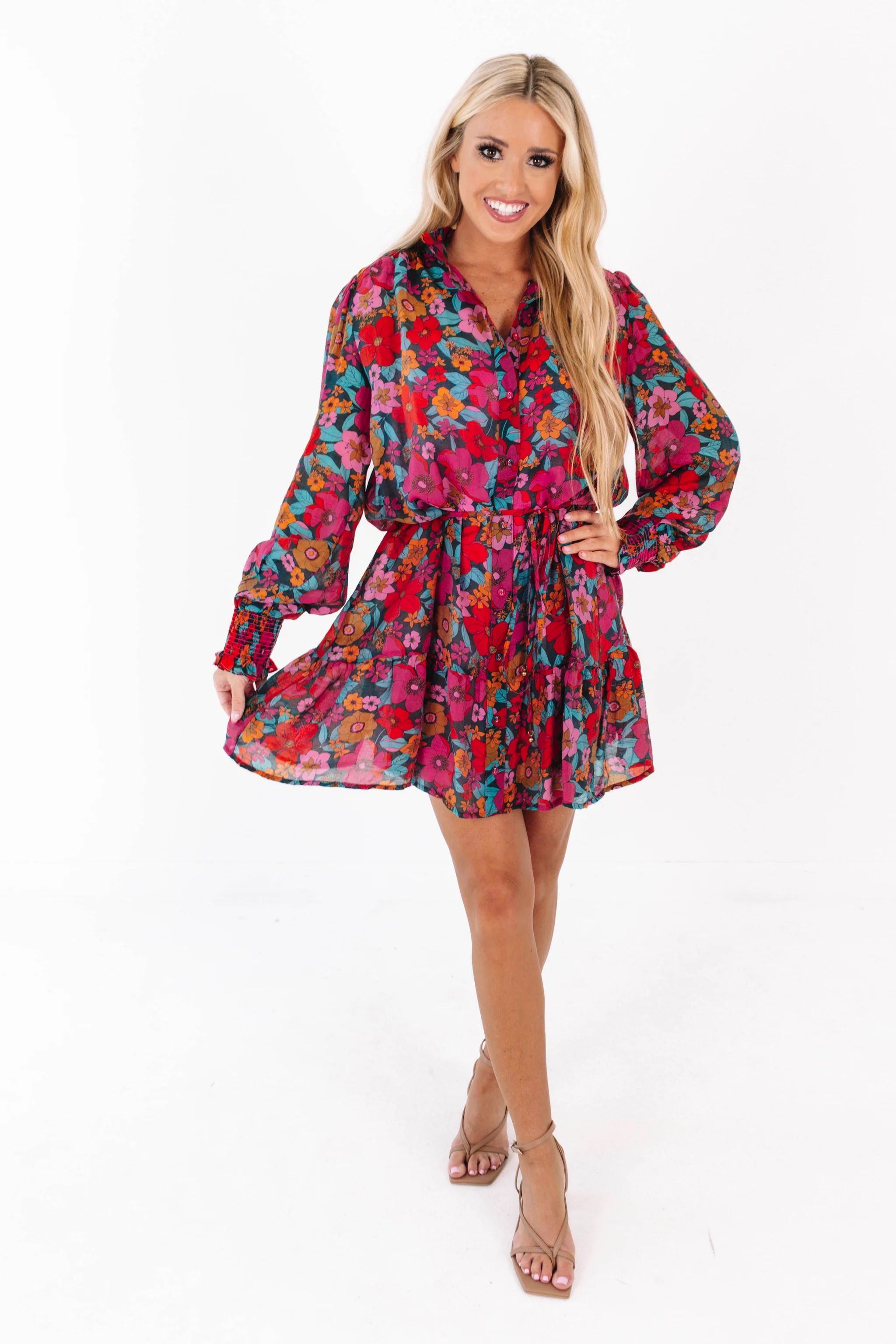 Fall in Love Dress - Multi | The Impeccable Pig