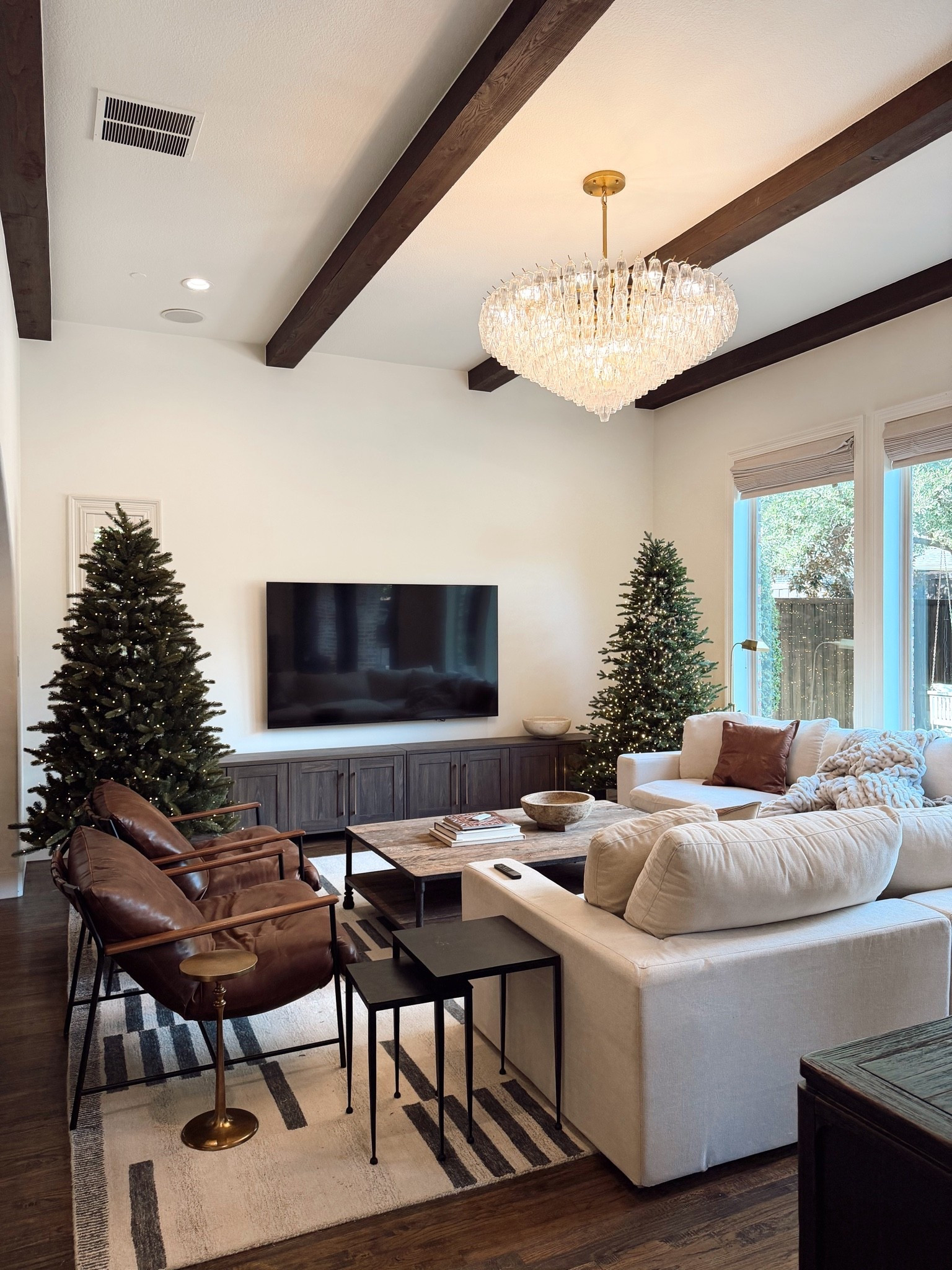 Prepping for the holidays! Linking affordable and high quality artificial tree options and other family room decor.

#LTKHome #LTKSeasonal