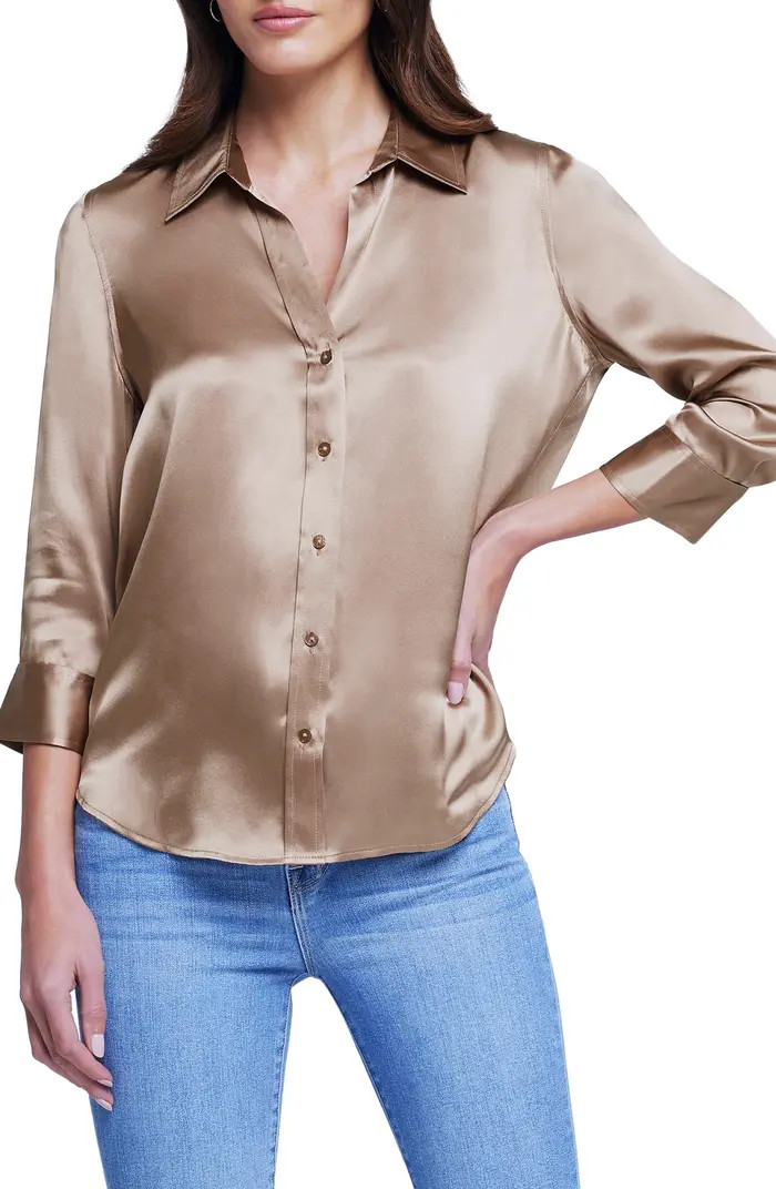 Dani Silk Charmeuse Blouse | Nordstrom