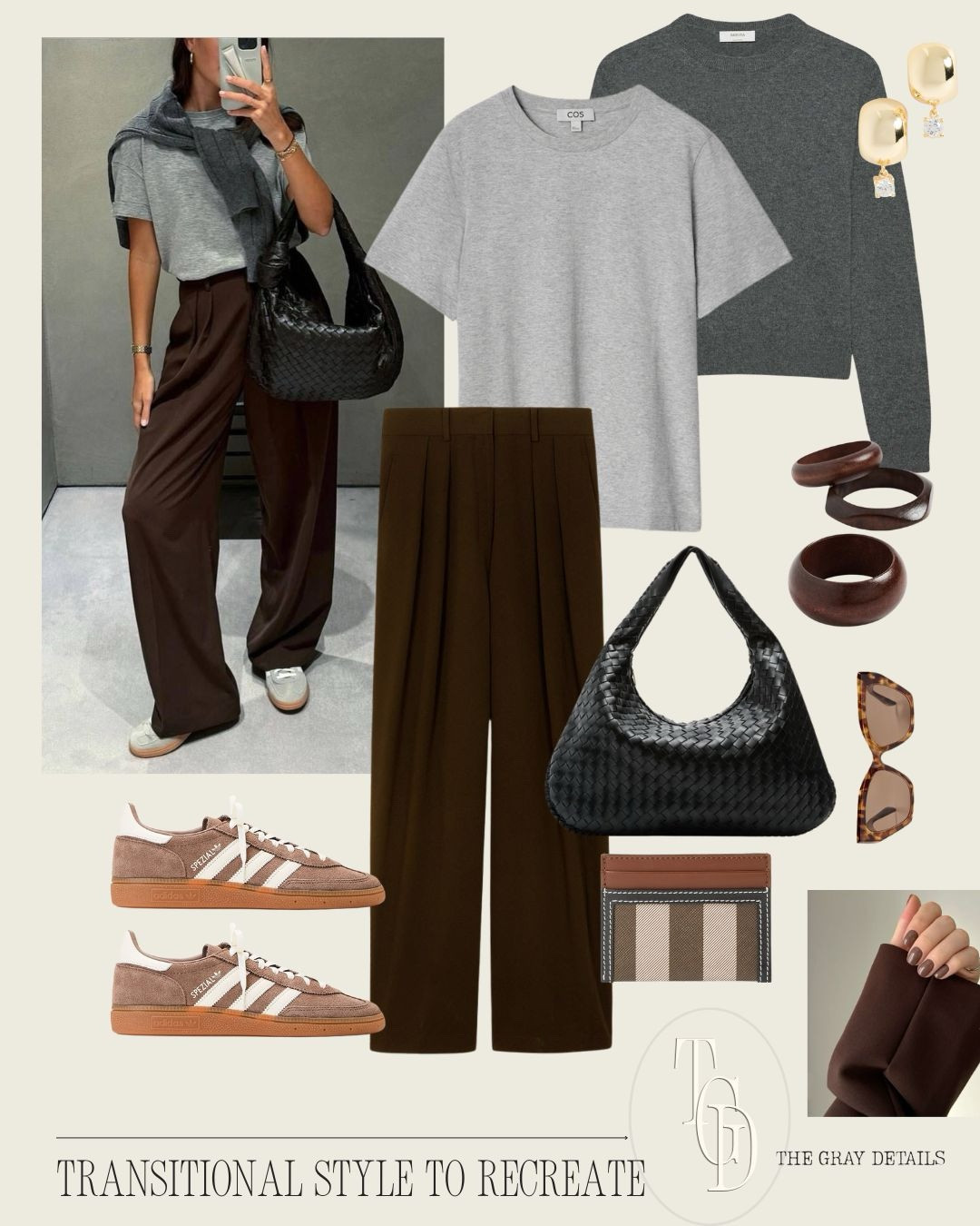 Transitional outfit ideas. Samba outfit, lightweight sweater, casual chic style, teacher outfit 

#LTKShoeCrush #LTKSaleAlert #LTKItBag