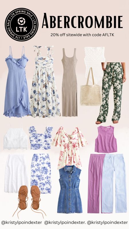 Abercrombie LTK Spring Sale happening now! Perfect place to find dresses for wedding guest, Easter Dresses, Spring dresses, Spring vacay looks, Graduation outfits, Spring break bathing suits to casual work from home styles! 

#LTKfindsunder100 #LTKSeasonal #LTKSpringSale