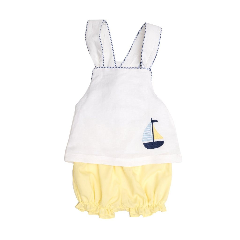 Harper Sailboat Bloomer Set | The Oaks Apparel Company