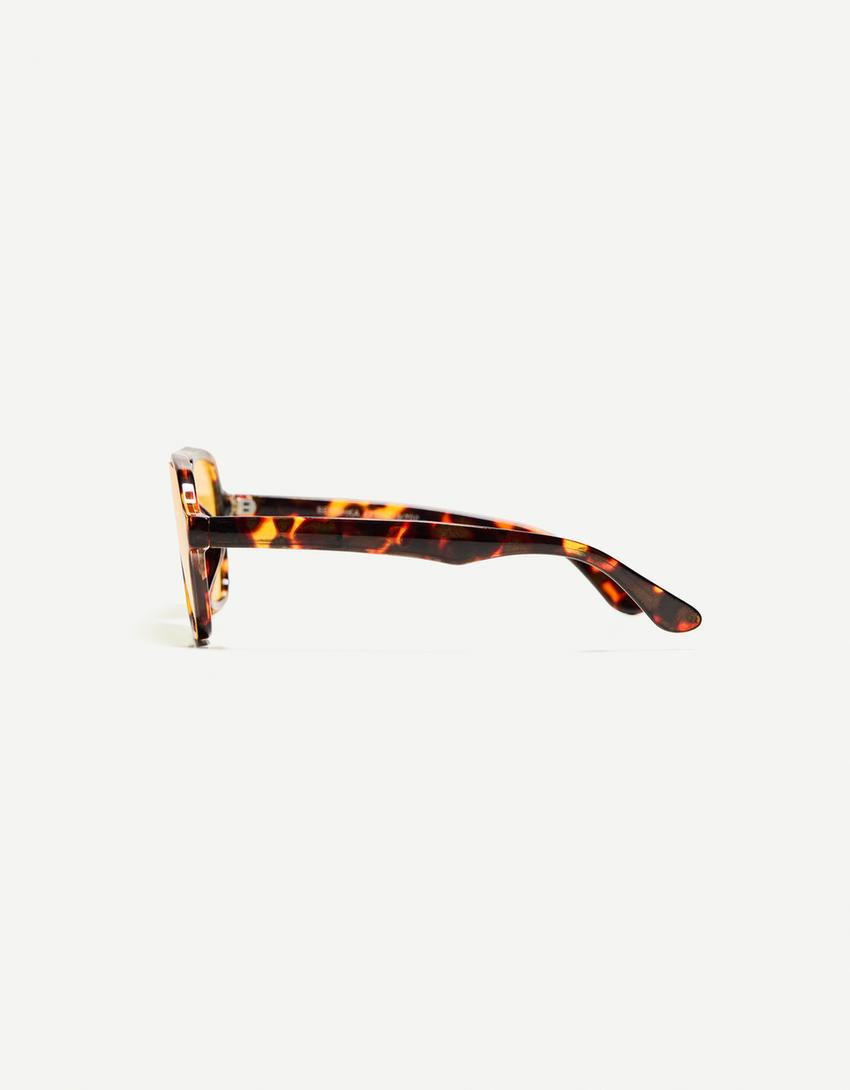 Retro-style sunglasses - Accessories - Women | Bershka GB