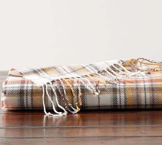 Dunston Plaid Throw | Pottery Barn (US)