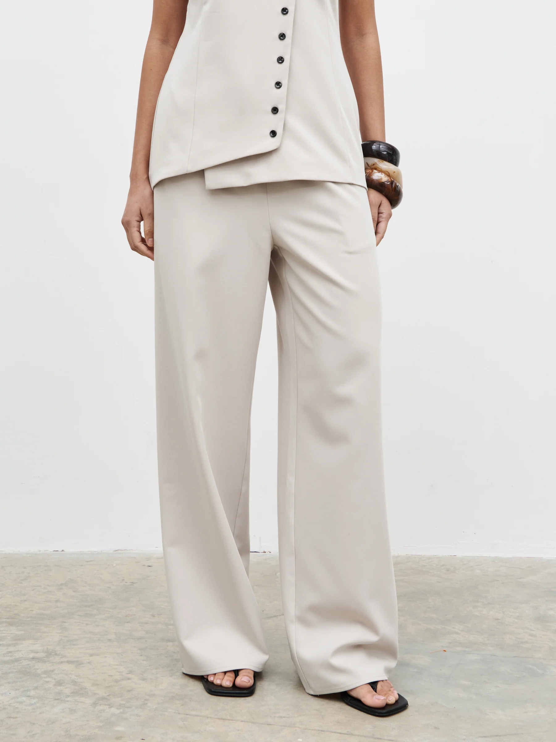 Brylee Tailored Drawstring Trousers | Pretty Lavish (UK)