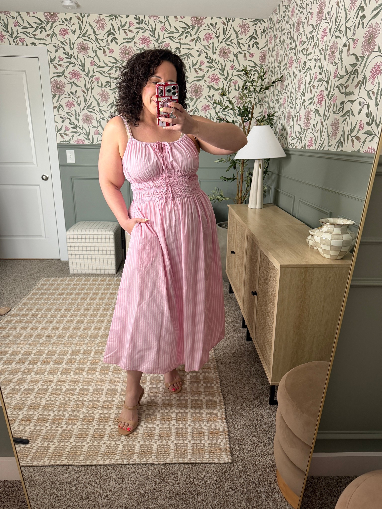 Another beautiful dress from Target that is currently on sale! Perfect for spring and summer 🌸🩷

#LTKootd #LTKSaleAlert #LTKMidsize