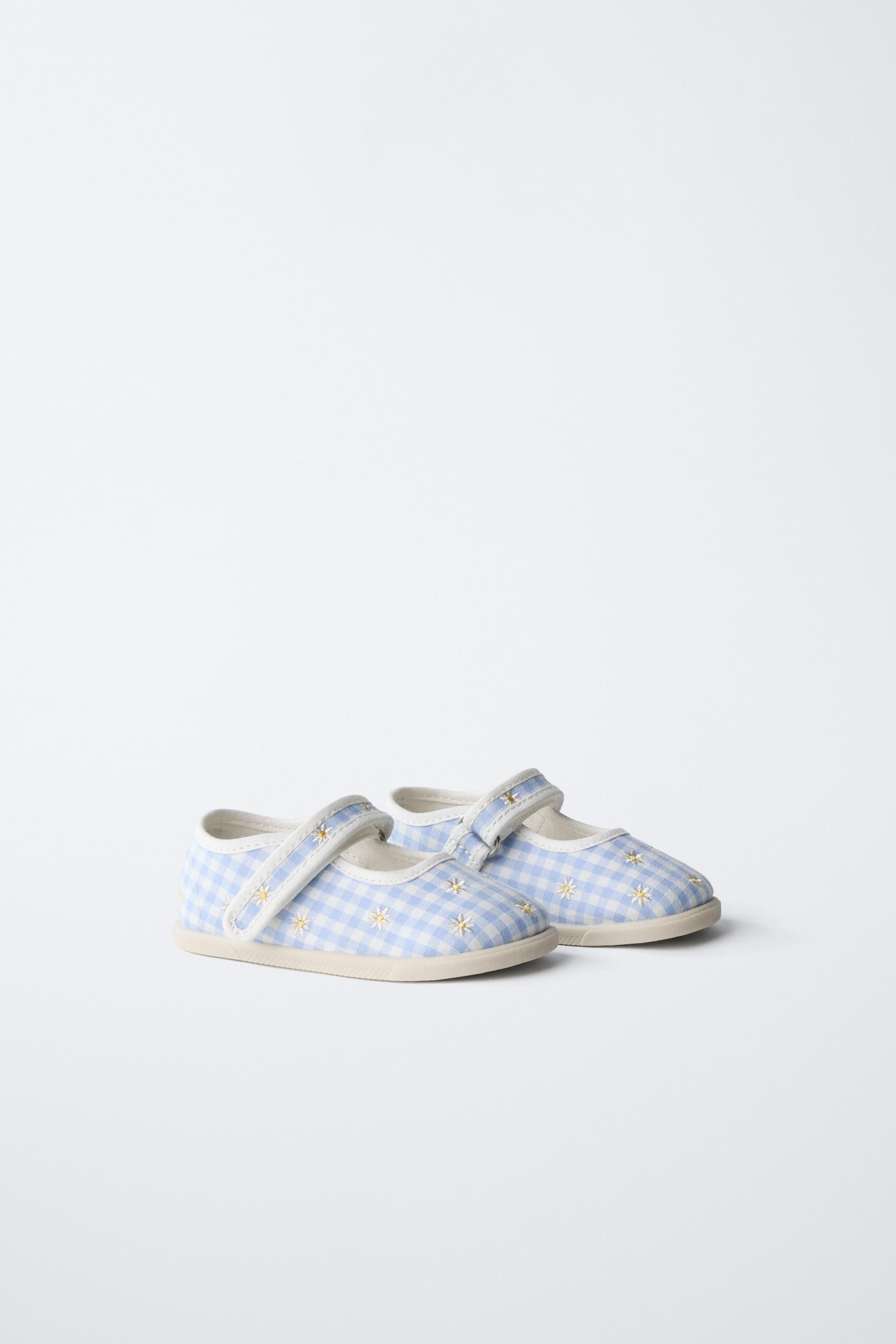 GINGHAM FLORAL DRESS AND PANTIES | Zara US